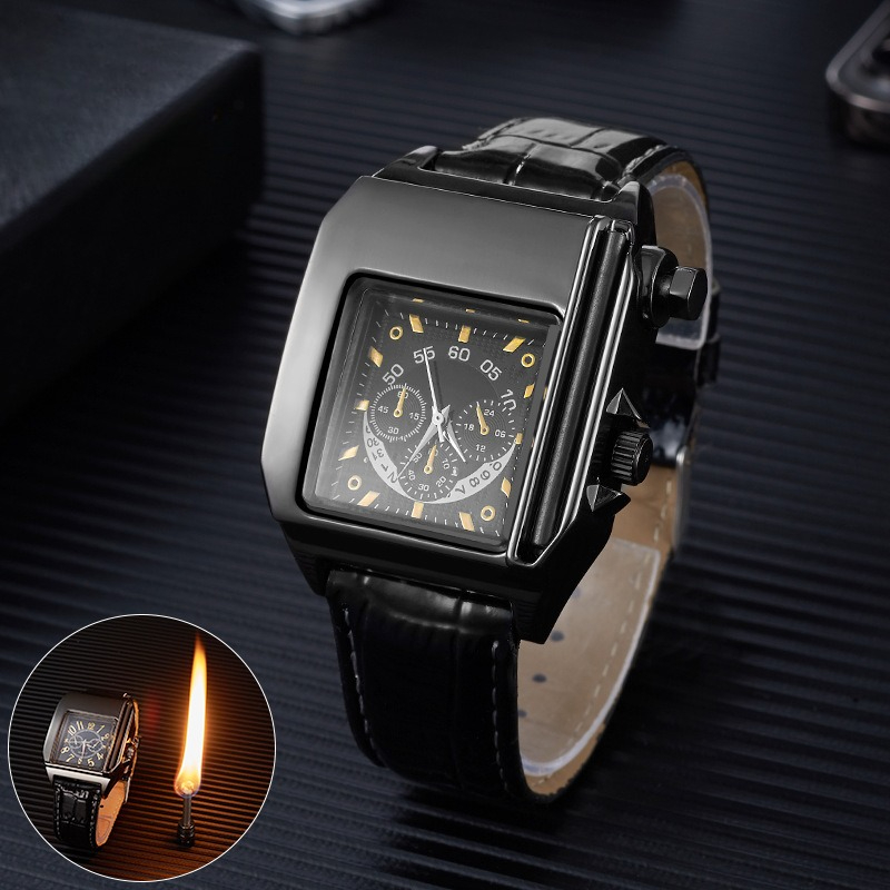 Electronics Gadgets For Gift - Briquet électronique en métal, design montre,