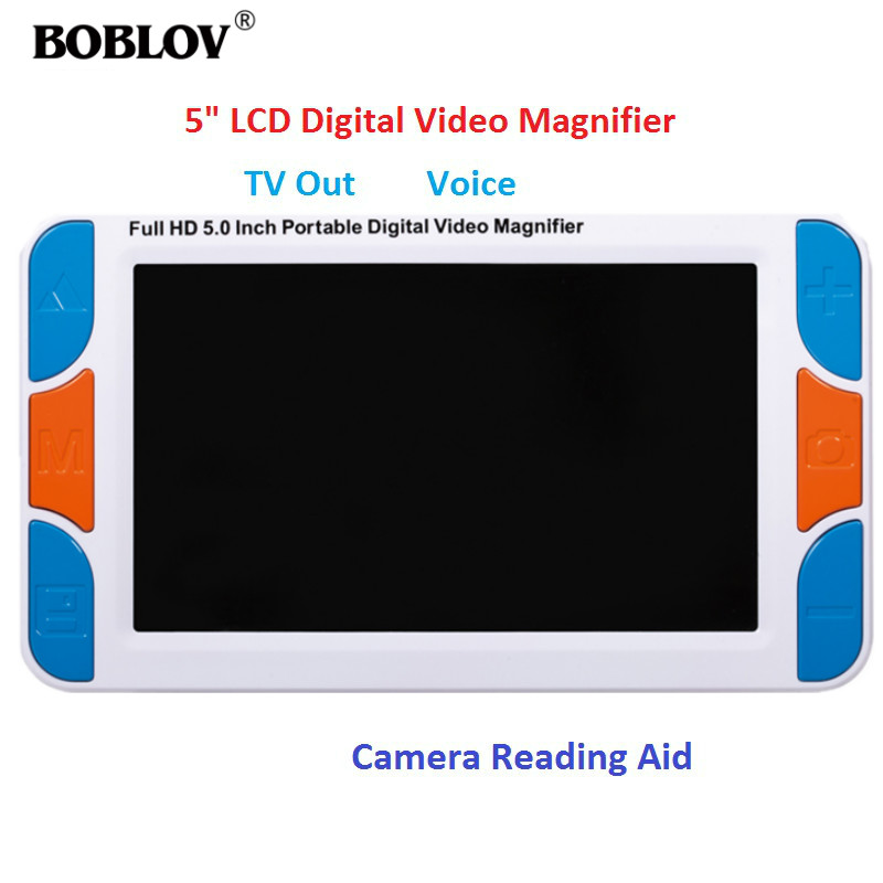 Digital Magnifier Reading - Loupe numérique portable Eyoyo 5.0' avec