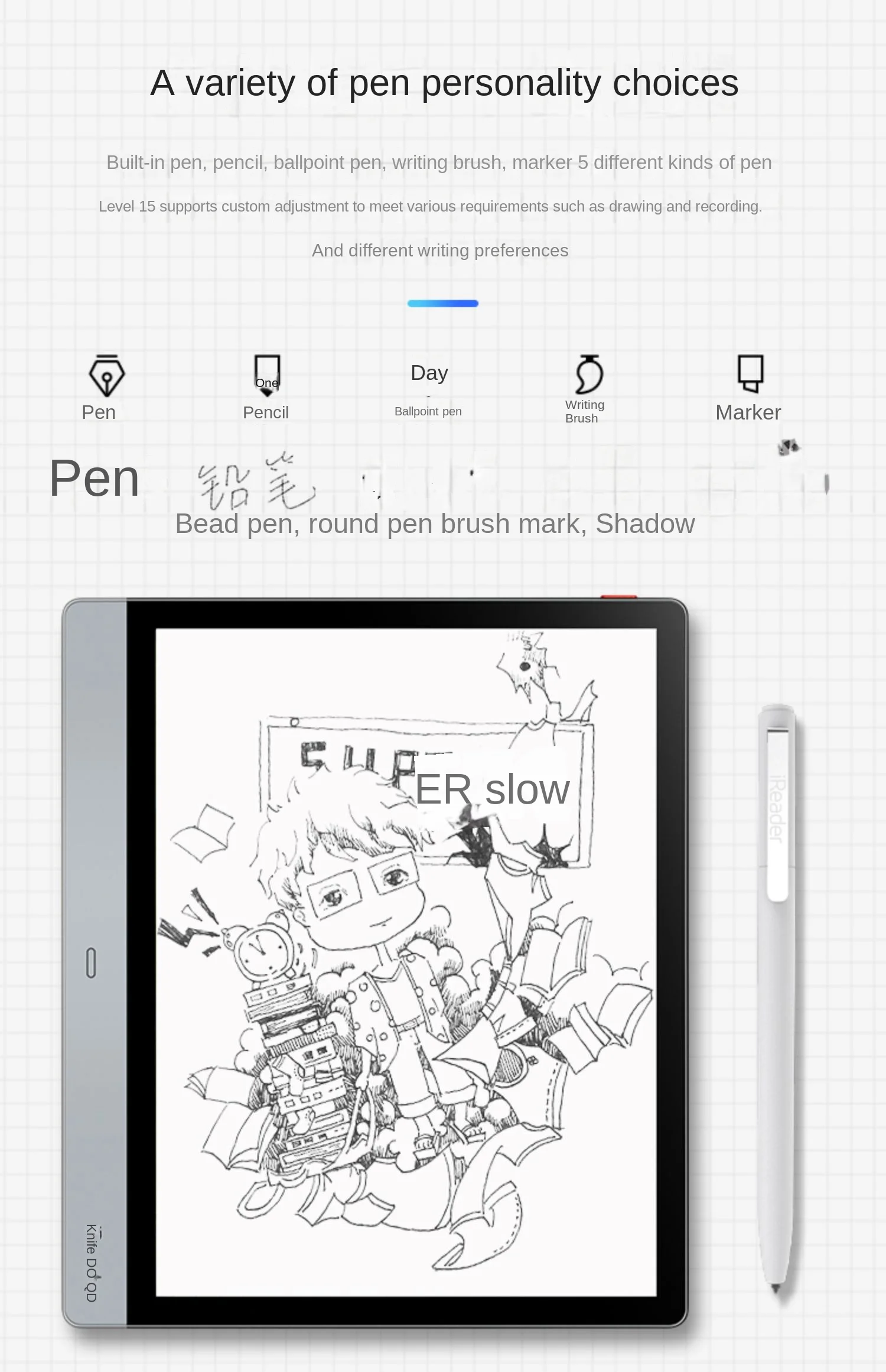 Liseur électronique intelligen - E-Ink Tablet Reader avis et prix